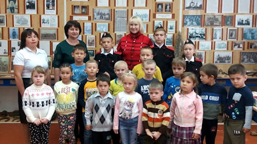 Экскурсия для юных краеведов из МБДОУ № 5 станицы Убеженской
